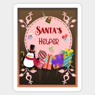 Santa's Helper Sticker